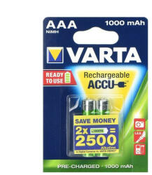 VARTA Akumulator R3 1000 mAh (AAA) 2 db. használatra kész