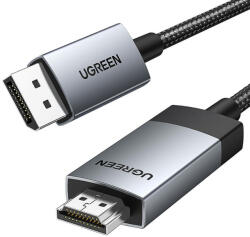 UGREEN Display Port-HDMI kábel Ugreen DP119 4K, 2m, egyirányú