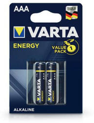 VARTA Energy Alkaline AAA ceruza elem - 2 db/csomag - bluedigital