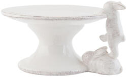 Clayre & Eef Platou paste ceramica alba 16x14x9 cm (6CE0450) Tava
