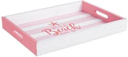 Bizzotto Tava lemn alb roz malibu 39.5x29.5x5.5 cm (0133165) - storel