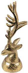 Clayre & Eef Figurina ren aluminiu auriu 7x6x17 cm (6AL0064) - storel