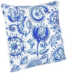 Bizzotto Perna decorativa din textil alb albastru kitty 40 cm x 40 cm (0462669)