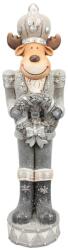 Clayre and Eef Figurina ren polirasina gri 18x18x66 cm (5PR0094)
