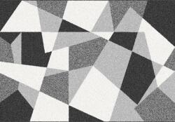 Mobikon Covor textil negru gri alb sanar 133x190 cm (0000268507) - storel Covor