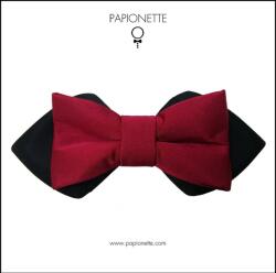 Papionette Papion diamond black & burgundy (DMD010)