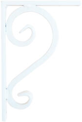 Decorer Suport polita fier alb 24x15 cm (CP2002) Raft