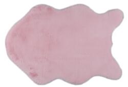 Mobikon Covor blana artificiala roz rabit 60x90 cm (0000209936)