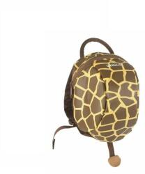 Mini rucsac pentru copii, imprimeu girafa, 2 l, maro/galben, gonga (DN040-girafa)