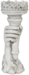 Clayre and Eef Sfesnic lumanare din ceramica gri 12 cm x 10 cm x 27 h (6TE0285S)