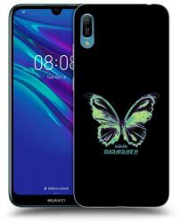 Picasee Fekete szilikon tok az alábbi mobiltelefonokra Huawei Y6 2019 - Diamanty Blue