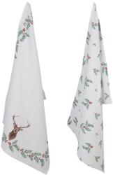 Clayre & Eef Set 2 prosoape bucatarie bumbac holly 50x70 cm (HCH42SET)
