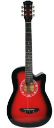 Chitara clasica din lemn 95 cm, cutaway country red (G201)