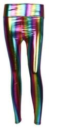  Pantaloni retro pentru femei, stil anii 80, marimea m, curcubeu, gonga (BU102)