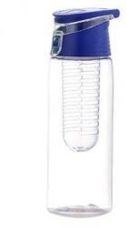  Sticla de apa portabila cu infuzor pentru fructe, 800 ml, albastru (BU679)
