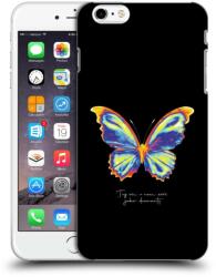 Picasee Átlátszó szilikon tok az alábbi mobiltelefonokra Apple iPhone 6 Plus/6S Plus - Diamanty Black