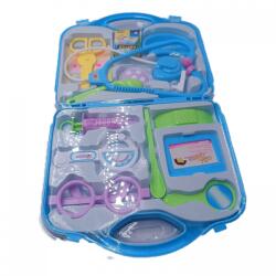  Trusa medicala de jucarie pentru copii, 11 piese, valiza depozitare, 37 cm, albastru (3930)