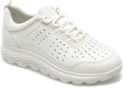 GEOX Pantofi GEOX albi, D45NUD, din piele naturala 35