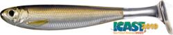 Live Target Shad Live Target Slow-Roll Shiner Paddle Tail, Silver/Brown, 8.5cm, 4buc/plic (F1.LT.SRS85SK934)