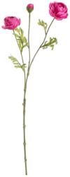 Bizzotto Ranunculus artificial 3 flori roz intens 60h (BI0171748)