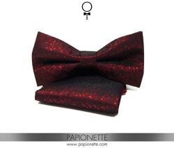 Papionette Set papion/batista bordeaux pattern (BPB002)