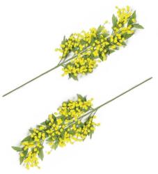 Decorer Set 2 crengi mimoza artificiala 73 cm (A56.23.47) - storel