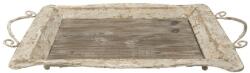 Clayre & Eef Tava fier lemn maro antichizat 65x40x9 cm (50283) Tava