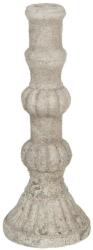 Clayre and Eef Sfesnic lumanare din ceramica gri ø 12 cm x 32 h (6TE0338S)