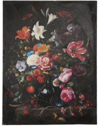 Clayre and Eef Tablou canvas iuta flower 55x3x73 cm (50635)