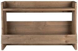Clayre & Eef Raft perete 2 polite lemn maro 60x12x42 cm (5H0641) - storel