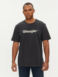 Wrangler Póló Logo 112350526 Fekete Regular Fit (Logo 112350526)