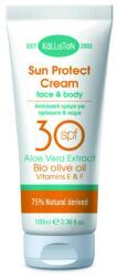 Kalliston Cremă de față, cu vitamina E, Aloe Vera și factor SPF 30 - Sun Protect Cream Face & Body SPF 30 100 ml