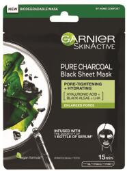 Garnier Masca servetel Pure Charcoal Skin Active, 1 bucata, Garnier