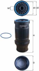 MAHLE filtru combustibil MAHLE CleanLine KC 652D (KC 652D)