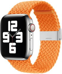 Hurtel Strap Fabric Watch Band 8/7/6 / SE / 5/4/3/2 (41mm / 40mm / 38mm) Braided Fabric Strap Watch Bracelet Orange (10) - vexio