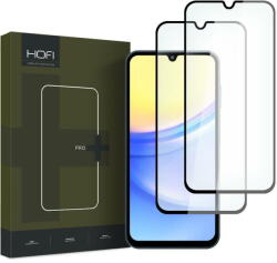 HOFI Folie de protectie Ecran HOFI Glass PRO+ pentru Samsung Galaxy A15 5G A156 / A15 A155, Sticla Securizata, Full Glue, Set 2 bucati, 2.5D, Neagra (fol/ec/hof/gl/sga/st/ed/se/25/ne) - pcone
