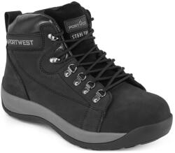 Portwest Steelite Mid Cut nubuk védőbakancs, SB HRO (FW31BKR48)