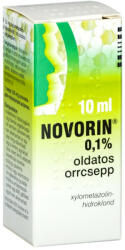  NOVORIN 0, 1% oldatos orrcsepp 10 ml - patika24