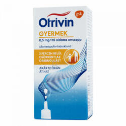 Otrivin Gyermek 0, 5 mg/ml oldatos orrcsepp 10 ml - kalmia