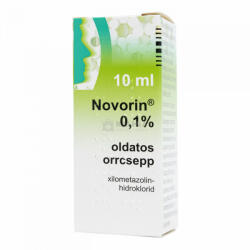 Novorin 0, 1% oldatos orrcsepp 10 ml - kalmia