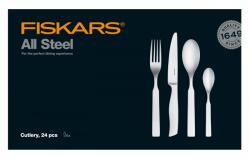 Fiskars All Steel evőeszköz készlet 24 db (1054777)