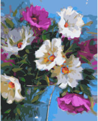 Criando Picturi pe numere Flori, 40x50 cm, Aranjament Floral 2, PDP3534 (PDP3534_5040) Carte de colorat