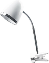 Avide Asztali lámpa fehér színben, csíptethető (Basic) (ABDL-CLIP-W-15W)
