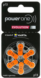 VARTA Set baterii auditive Varta power one evolution P13 (BAT0276EVO) Baterii de unica folosinta