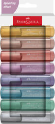 Faber-Castell Set 8 textmarkere metalizate 2024 Faber-Castell FC254678, cutie carton (FC254678)