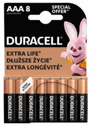 Duracell Baterie alcalina Duracell AAA, LR03, set 8 bucati (DUR-MN2400-8)
