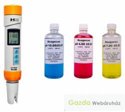 Labornite Profi pH mérő PH200 + 3x50ml kalibráló oldat