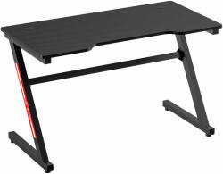  Játékasztal, fém/MDF, fekete (836-446BK)