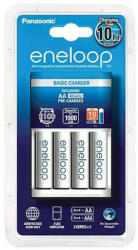 Panaelem Panasonic Eneloop töltő timer + 4db AAA 1900mAh