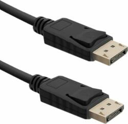 Qoltec DisplayPort v1.4 - DisplayPort v1.4 Audió-videó kábel 2m Fekete (50587)